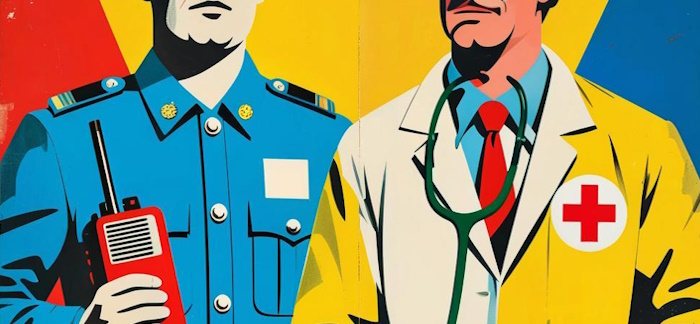 Охранник и медик