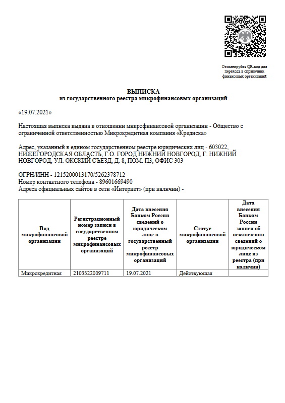 Лицензия